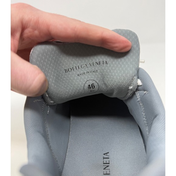 Bottega Veneta Orbit Sneaker White/Silver Size 13 US 46 EU - Picture 7 of 10